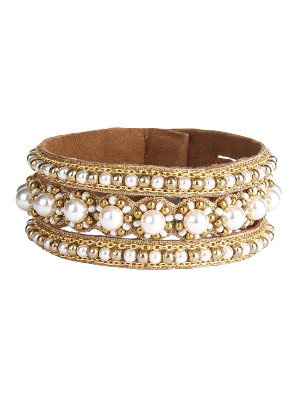 NWT Deepa Gurnani Kimmy Cuff bracelet in Gold